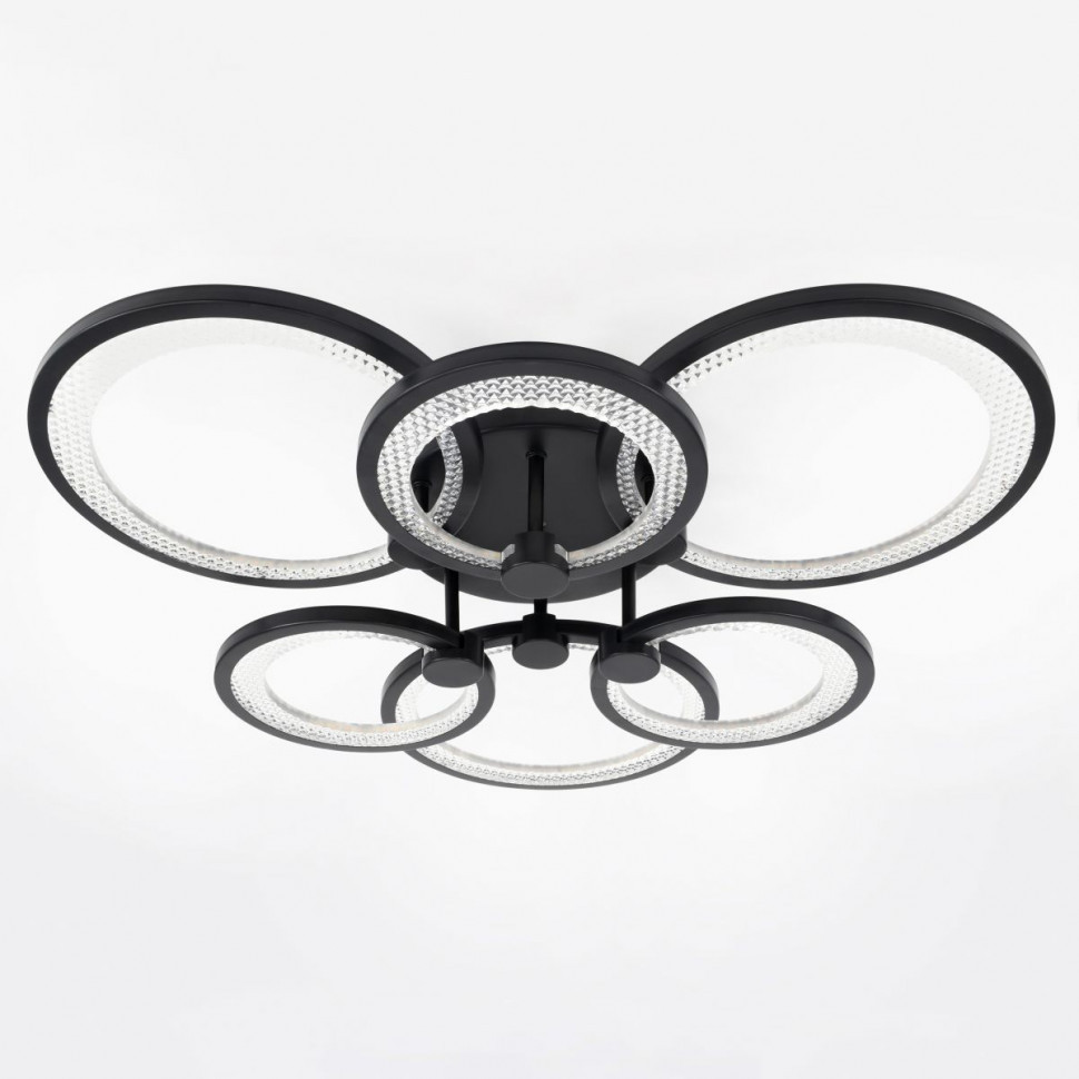 Потолочный светильник Эра Модерн Odry CLL-1-117W 3K-6,5K RC BK