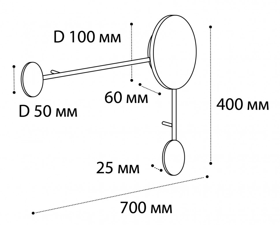Настенный светильник Italline IT03-1436 black