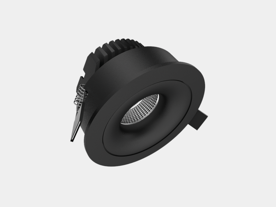  SWG PRO Светильник  встраиваемый наклонный, серия MINI COMBO, Черный, 8Вт, IP20, Теплый белый (3000К), DL-MINI-0801-38-BL-8-WW