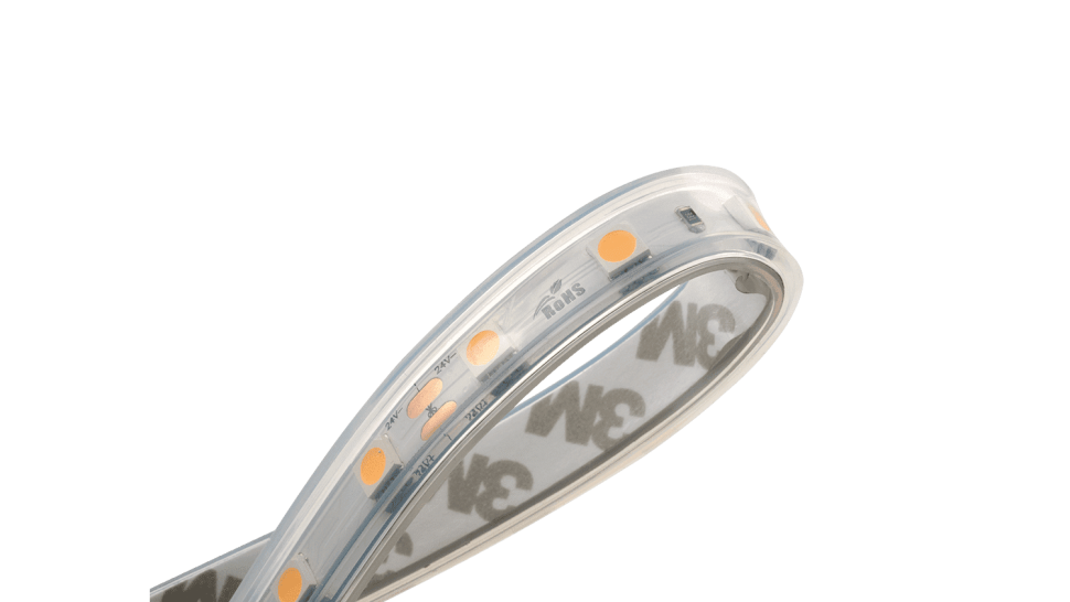  DesignLed Светодиодная лента LUX, 5050, 60 LED/м, 14,4 Вт/м, 24В, IP65, Теплый белый (2700K), DSG560-24-WW-65