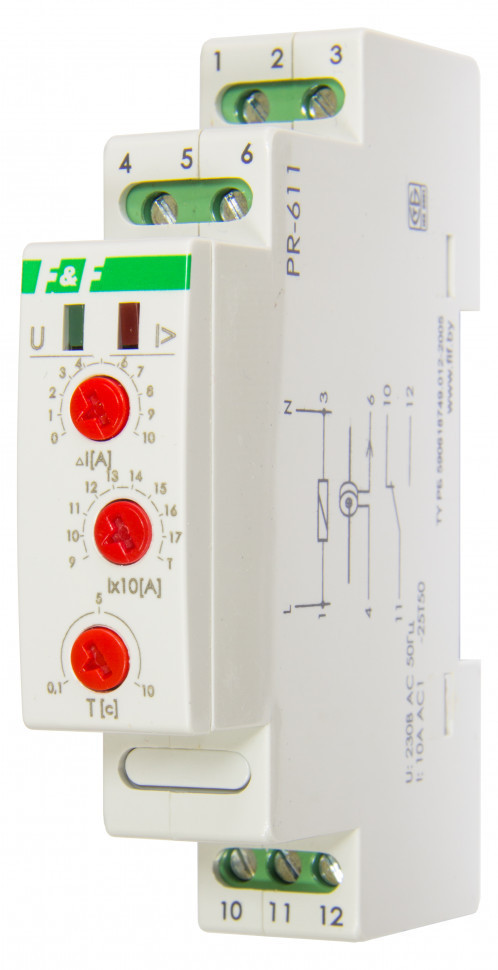 Реле тока для систем автоматики PR-611-02