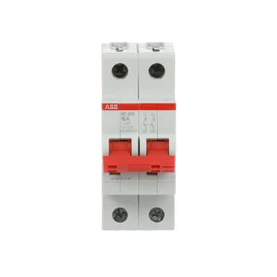 Рубильник ABB SD202/16 AC/DC 2P 16A 25кА 2CDD282101R0016