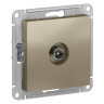 Розетка TV Systeme Electric Atlas Design шампань ATN000593