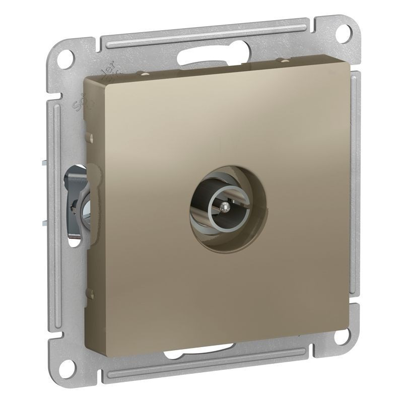 Розетка TV Systeme Electric Atlas Design шампань ATN000593