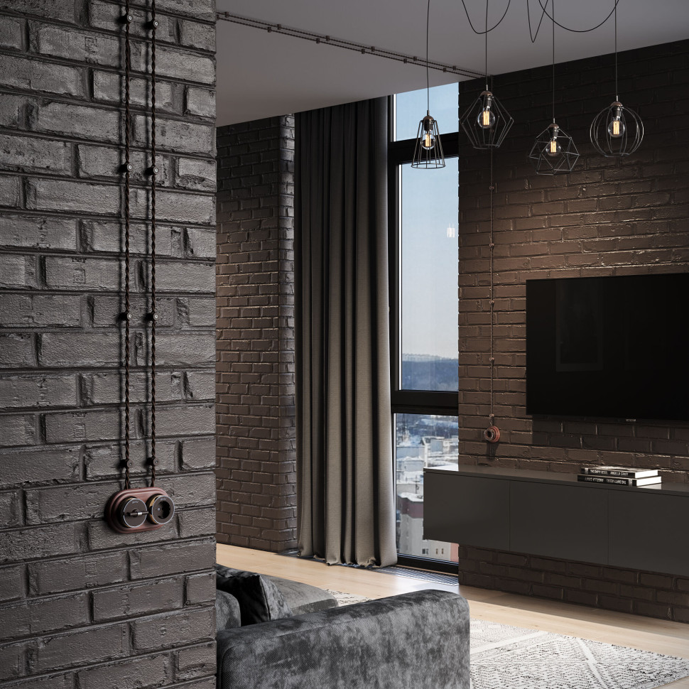 Изоляторы 100 шт мокко матовый Vintage W6433414