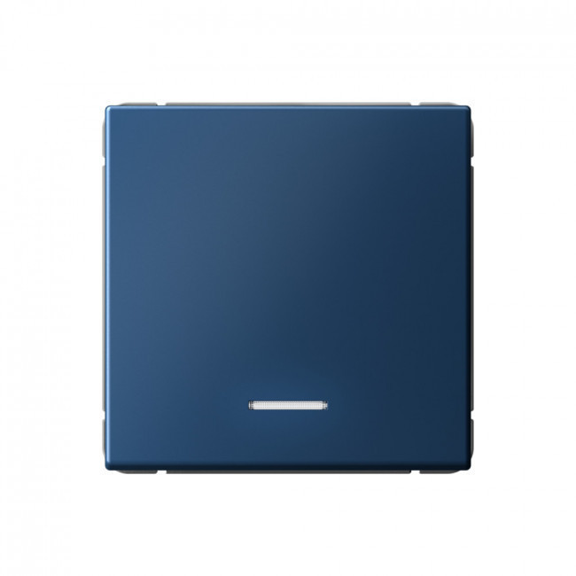 Выключатель одноклавишный Schneider Electric Art Gallery с подсветкой, Аквамарин GAL001113