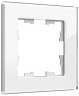 BRITE Рамка 1 -местная РУ-1-2-БрБ стекло белый IEK