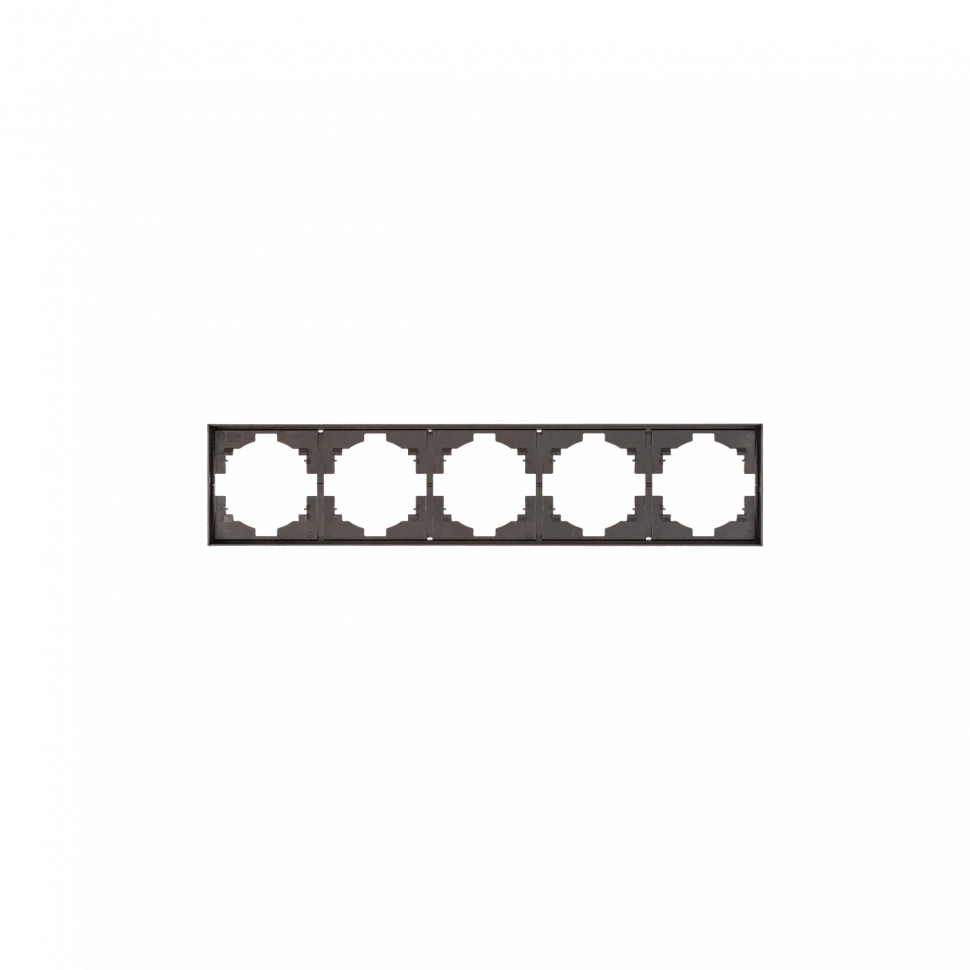 KRANZ Рамка STRONG 5-постовая графит KR-78-0755-6