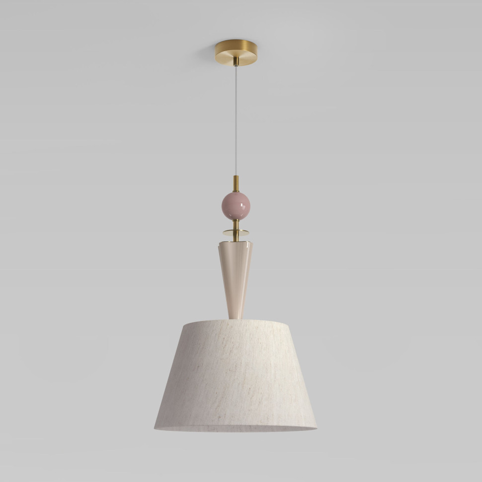 Подвесной светильник с декором из керамики 104014