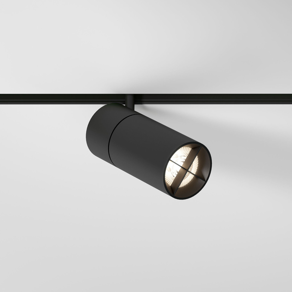 Slim Magnetic Трековый светильник с инновационной антибликовой решеткой 13W 4000K Kars черный 85524/01