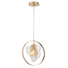 Подвесной светильник DeLight Collection Cowley P60669-1 gold/clear