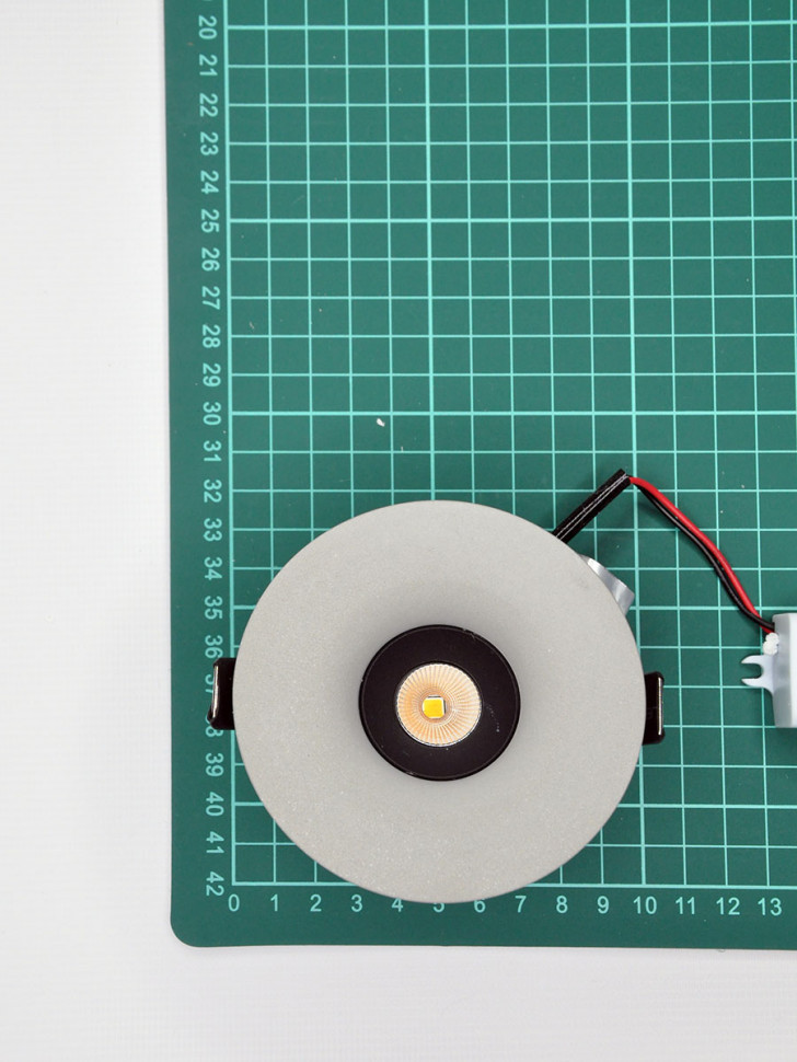 Встраиваемый светильник Elvan VLS-110223-4,2W-WW-GrBk