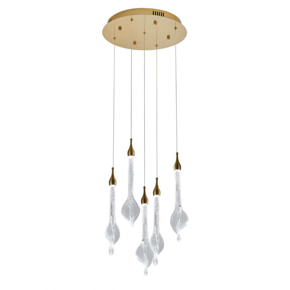 Подвесной светильник Delight Collection OD2433-5 gold/clear