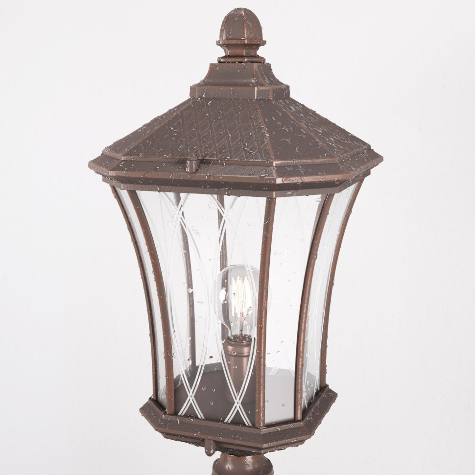 Уличный светильник на столбе Virgo F капучино IP44 GLXT-1450F капучино