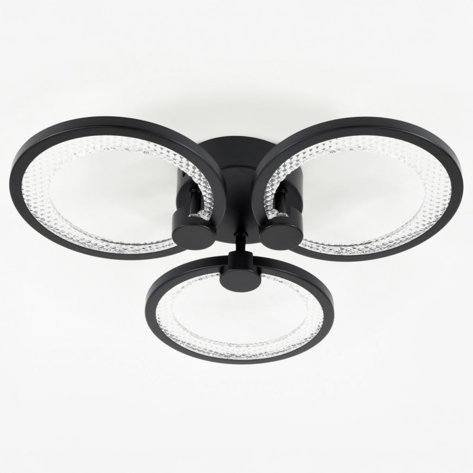 Потолочный светильник Эра Модерн Odry CLL-1-46W 3K-6,5K RC BK