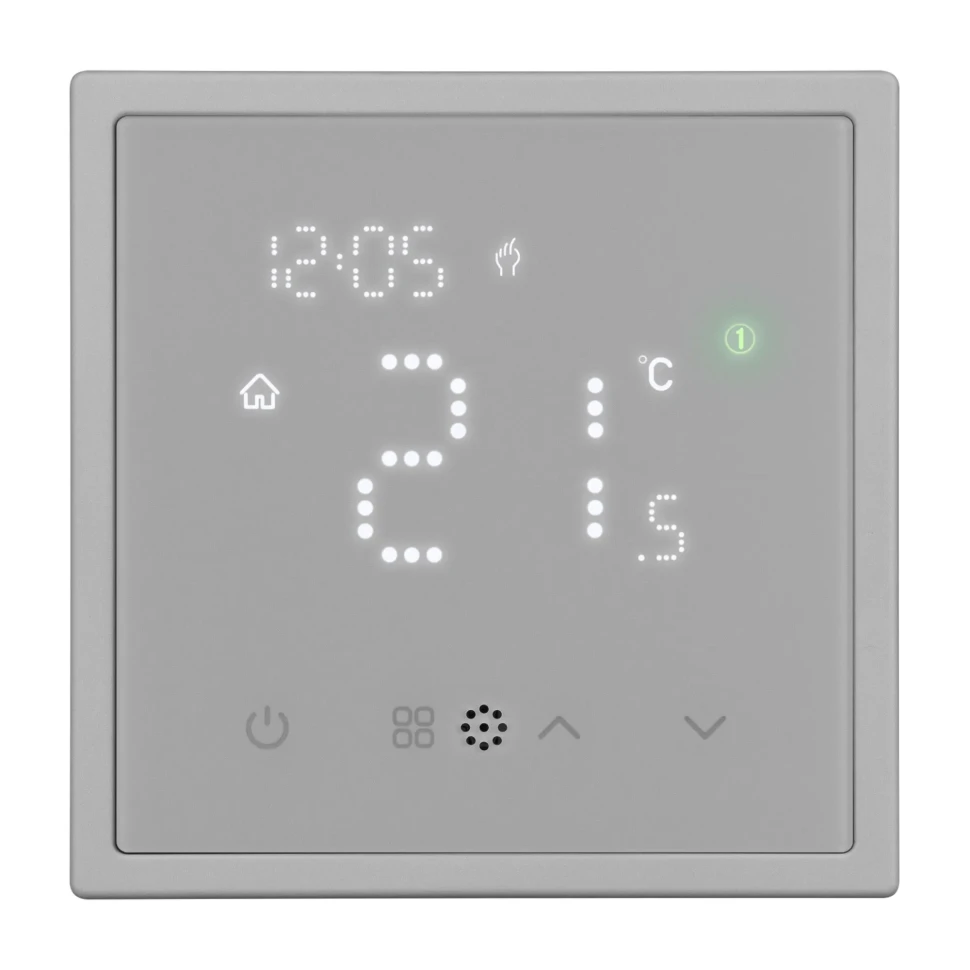 Терморегулятор Wi-Fi с датчиком, цвет светло-серый, IP-20, NEO_PLUS 