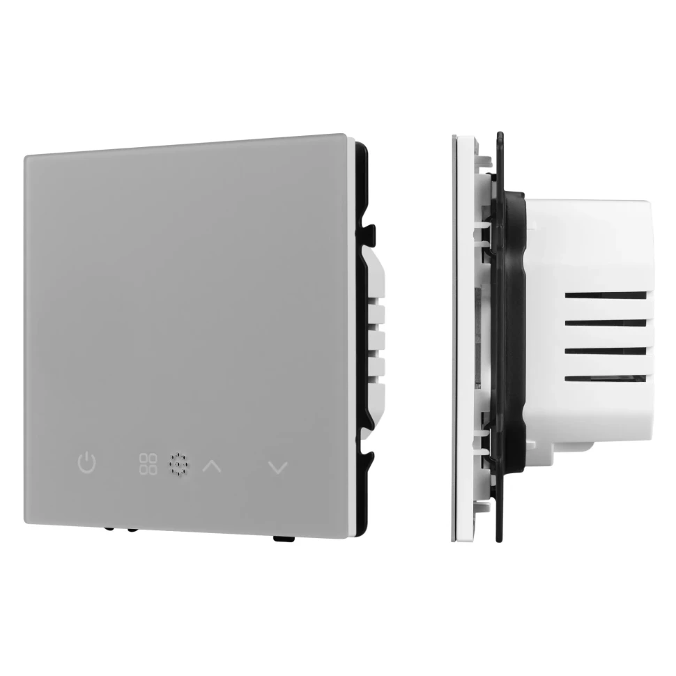 Терморегулятор Wi-Fi с датчиком, цвет светло-серый, IP-20, NEO_PLUS 