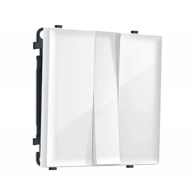 MS105010 Комплект механизма 3-кл выключателя SIGMA Белый глянец 10A-250V QUANT PRO (SP1050, PR133)