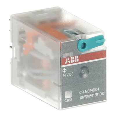 Реле CR-M024DC4 24B DC 4ПК (6A) ABB 1SVR405613R1000