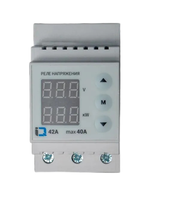 Реле напряжения IQ-42A с функцией контроля мощности, 40А