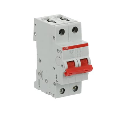 Рубильник ABB SD202/25 AC/DC 2P 25A 25кА 2CDD282101R0025