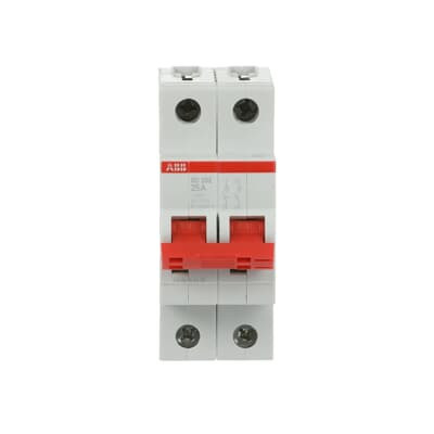 Рубильник ABB SD202/25 AC/DC 2P 25A 25кА 2CDD282101R0025
