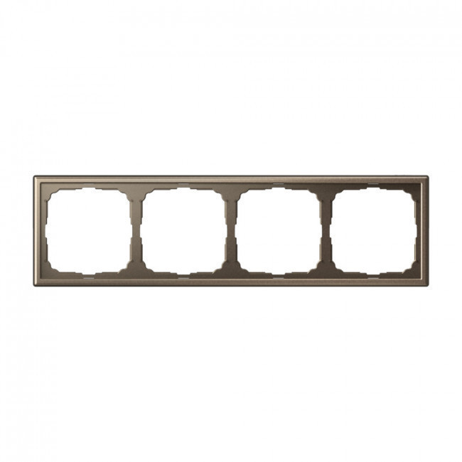 Рамка Schneider Electric Art Gallery на 4 поста, мокко GAL000604
