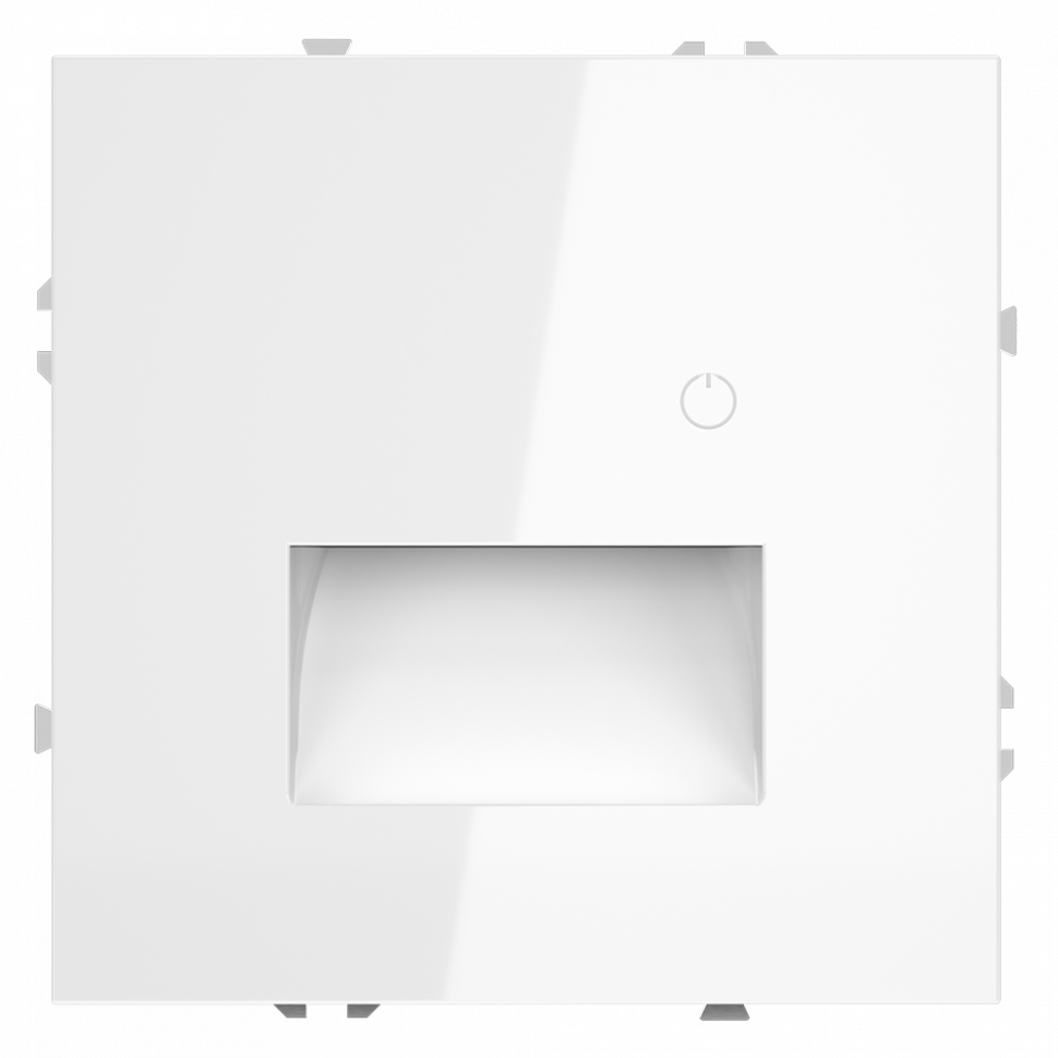 Подсветка светодиодная встраиваемая VOLTUM S70 с датчиком, (белый глянцевый) VLS070701