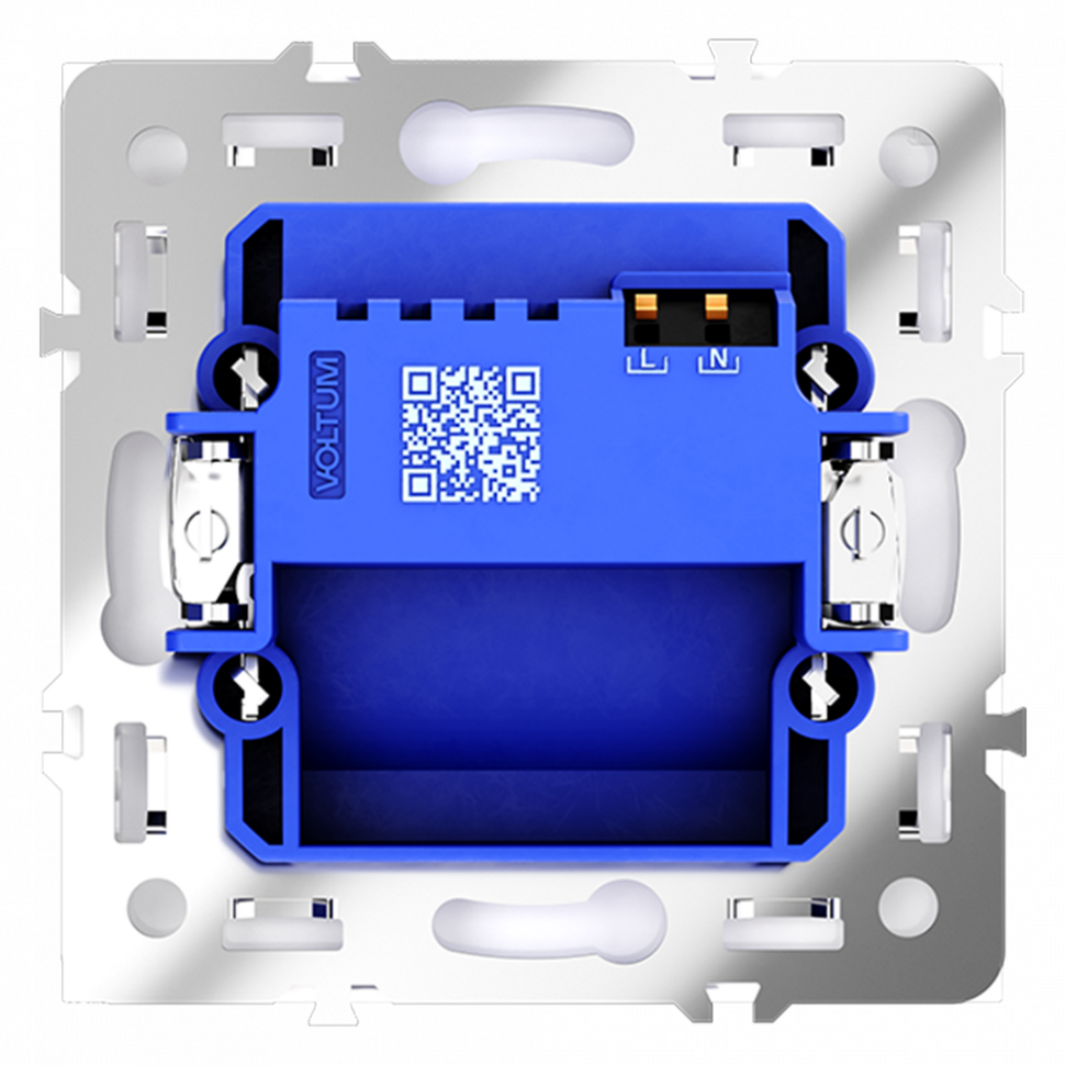 Подсветка светодиодная встраиваемая VOLTUM S70 с датчиком, (белый глянцевый) VLS070701
