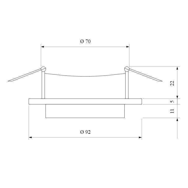 Встраиваемый светильник Elektrostandard 116 MR16 4690389175244