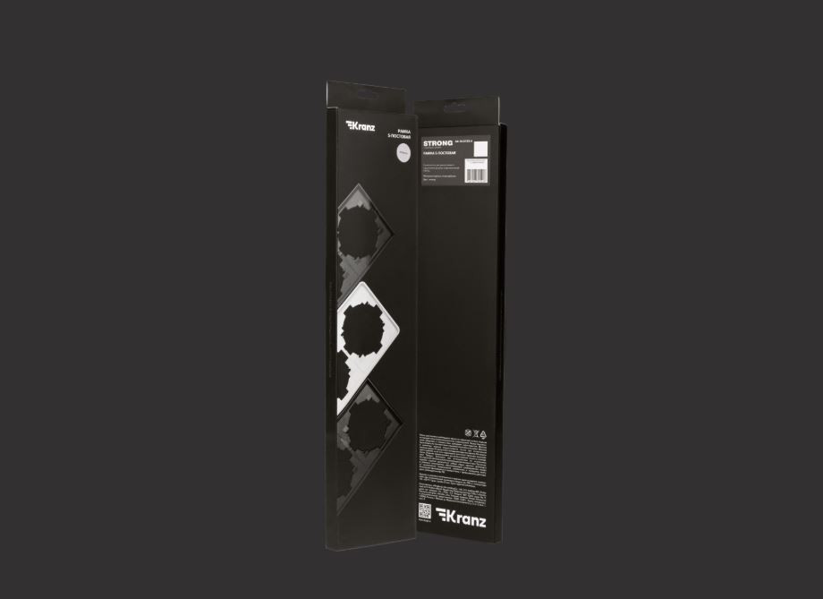 KRANZ Рамка STRONG 5-постовая жемчуг KR-78-0755-4