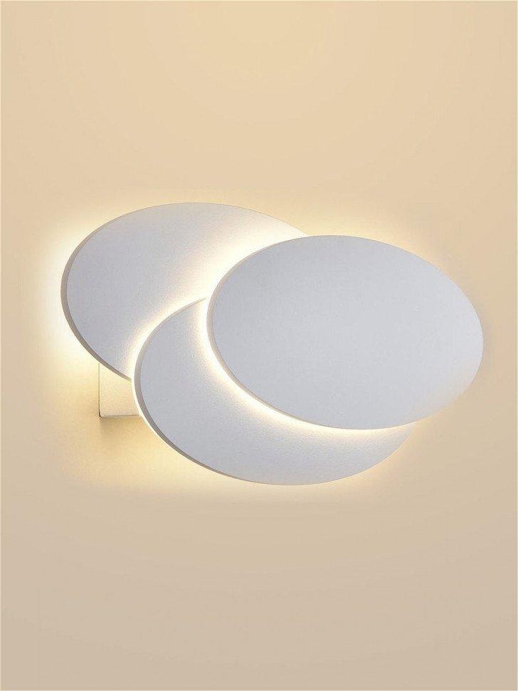 Настенный светильник Elvan GW-6809R-12W-WW-Wh