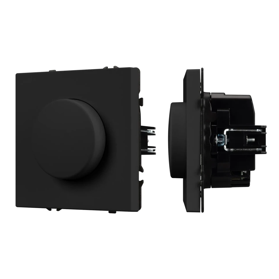 Диммер 220V, 300W, LED 150W, IP-20. NEO PLUS (черный)
