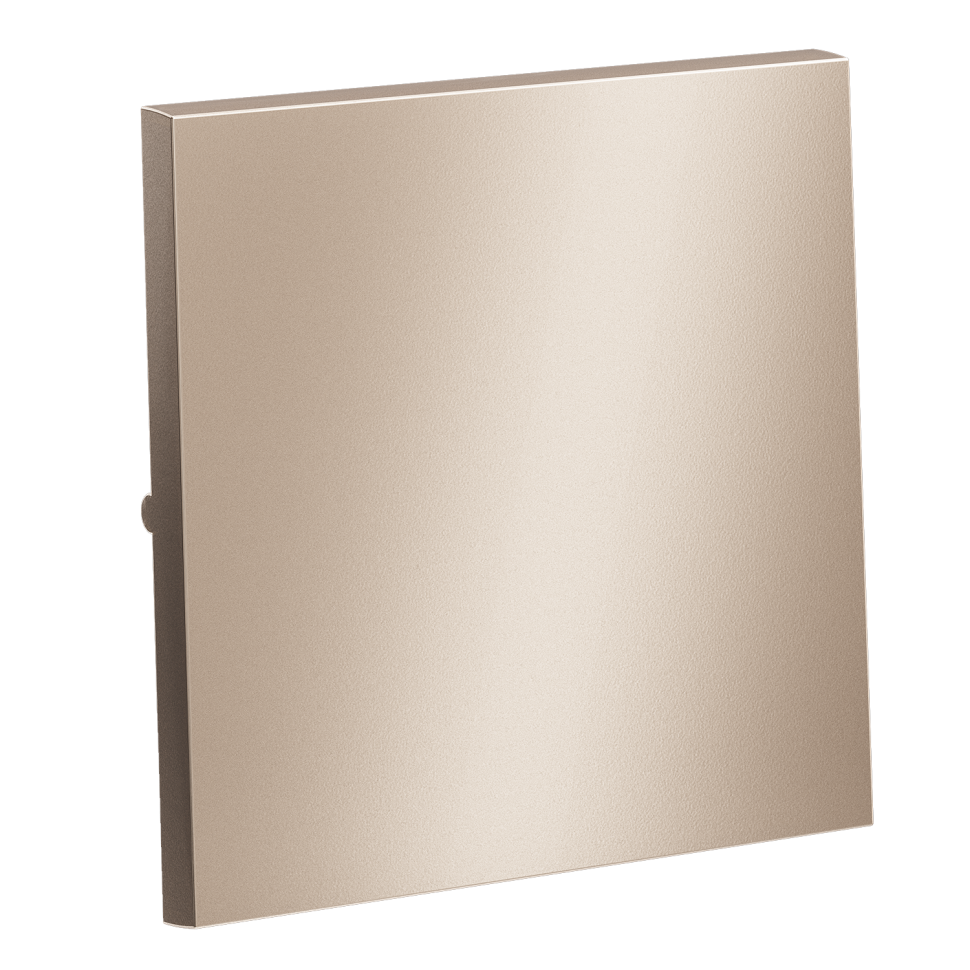 Клавиша для выключателя/переключателя одноклавишного, S70 Metal (платина)