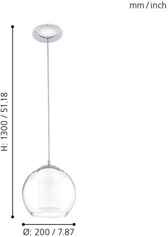 Подвесной светильник Eglo Bolsano 92761