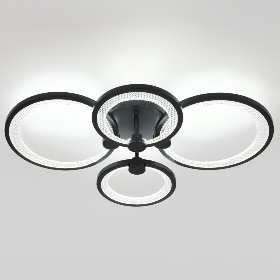 Потолочный светильник Эра Модерн Odry CLL-1-78W 3K-6,5K RC BK