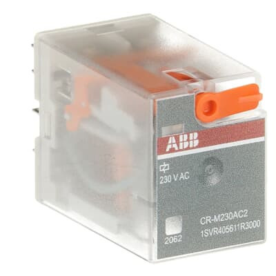 Реле CR-M230AC2 230B AC 2ПК (12A) ABB 1SVR405611R3000
