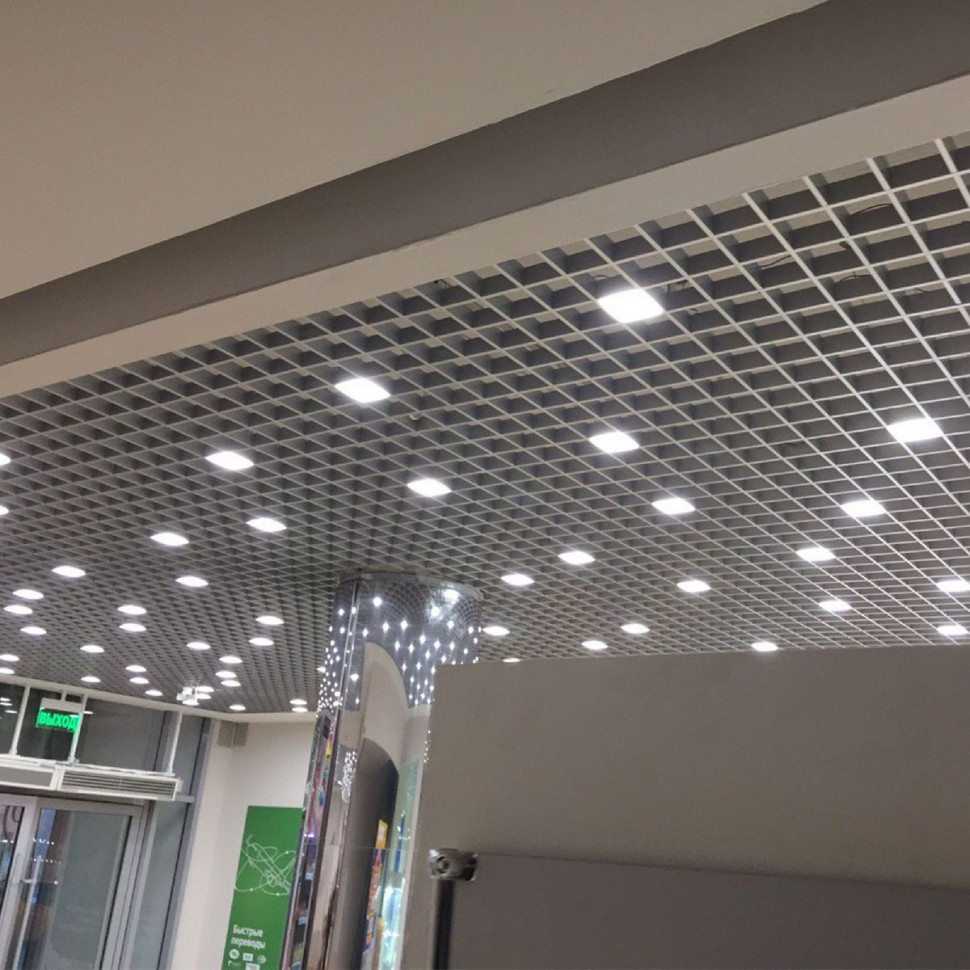 Встраиваемый светильник Uniel ULP-1010 7W/5000К IP40 GRILYATO WHITE UL-00012356