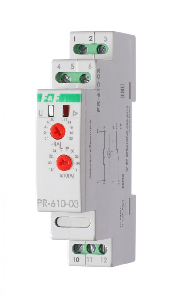 Реле тока для систем автоматики PR-610-03