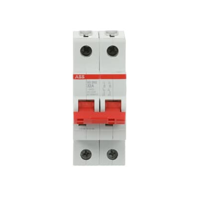 Рубильник ABB SD202/32 AC/DC 2P 32A 25кА 2CDD282101R0032