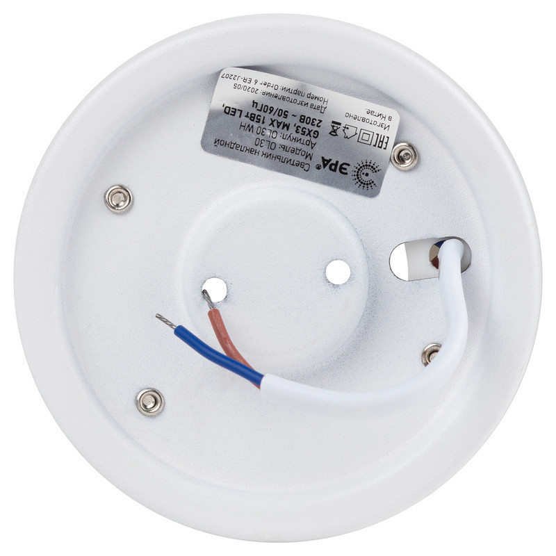 Накладной светильник Эра OL30 WH Б0056359