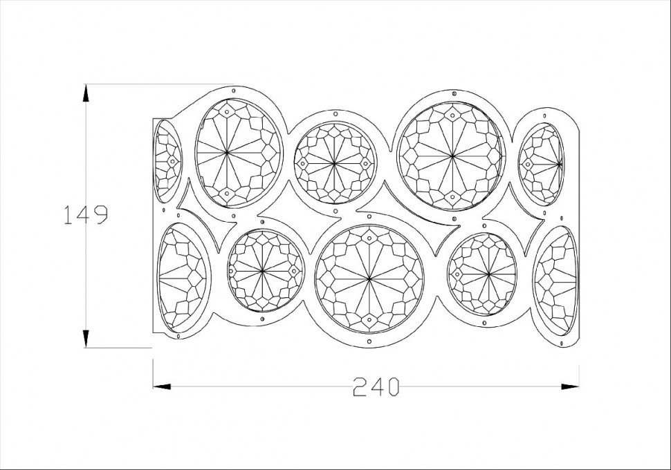 Настенный светильник Arte Lamp Sarah A1062AP-2CC