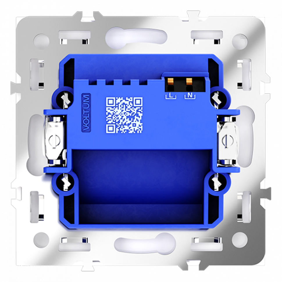 Подсветка светодиодная встраиваемая VOLTUM S70, (белый глянцевый) VLS070601
