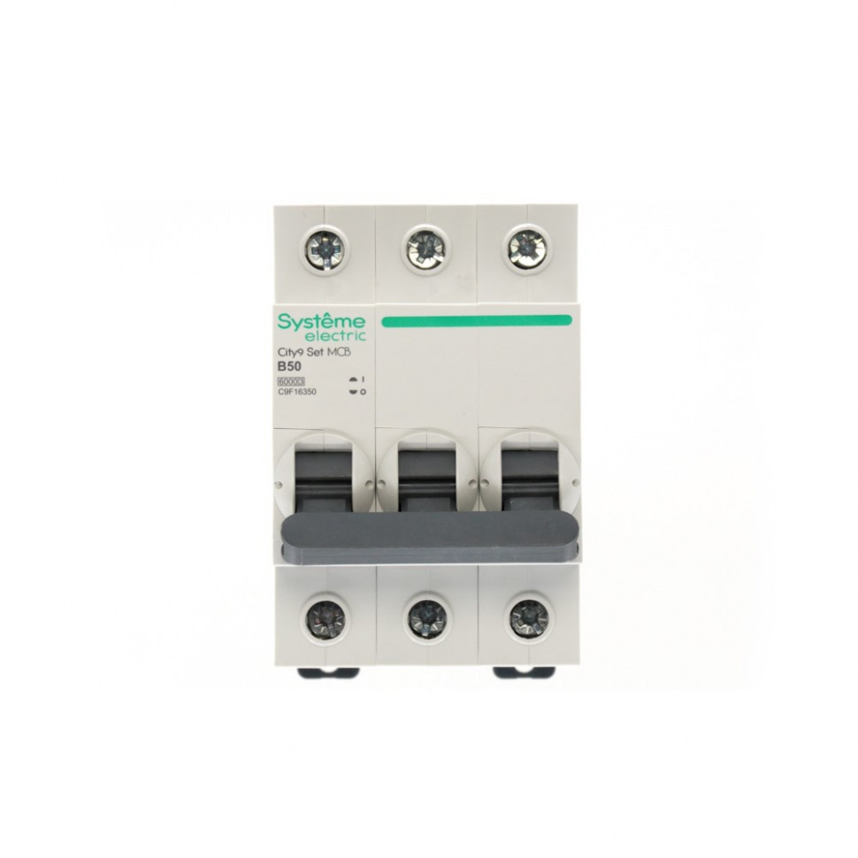 Автоматический выключатель (АВ) B 50А 3P 6kA 400В Systeme Electric City9 Set C9F16350