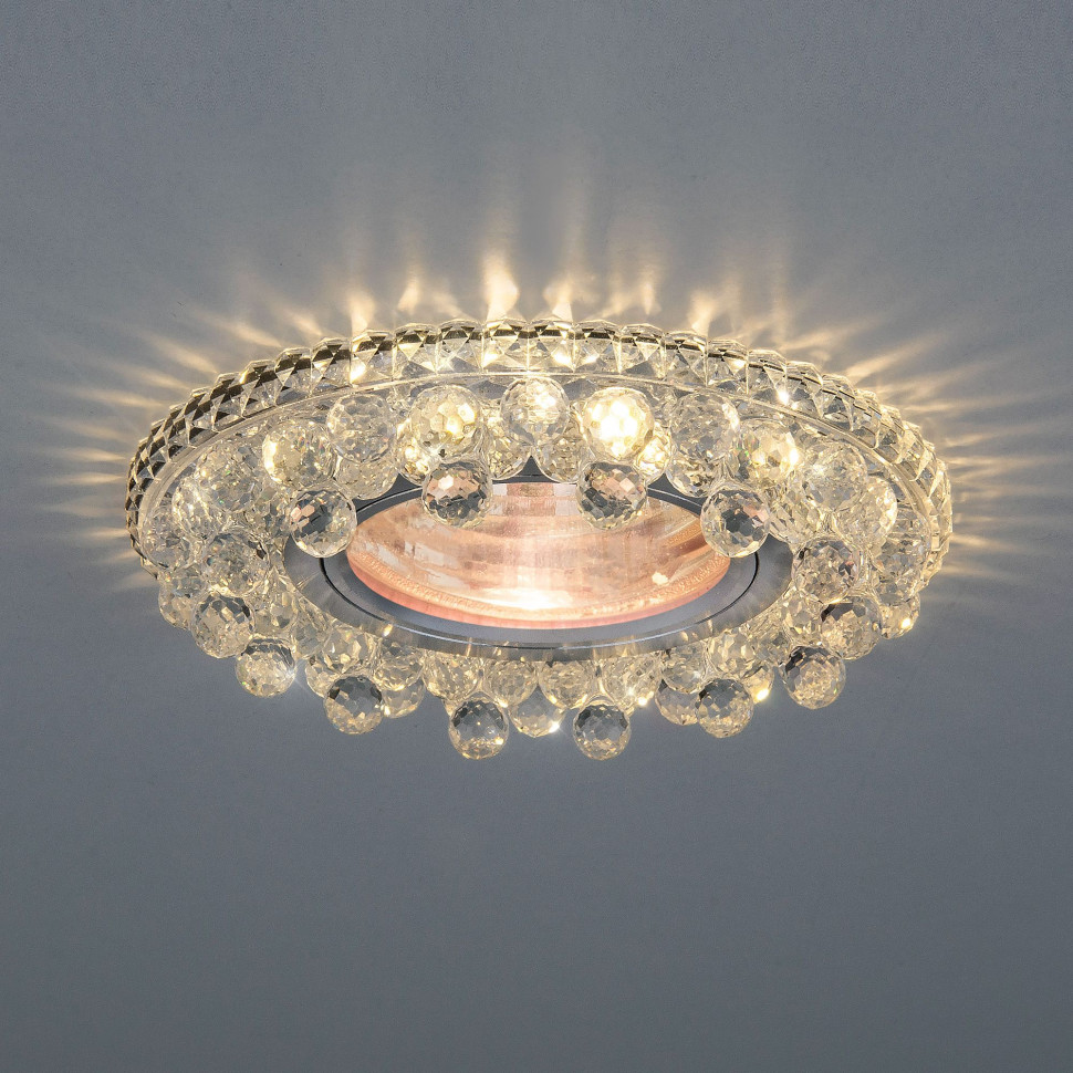 Точечный светильник с LED подсветкой 2211 MR16 CL прозрачный