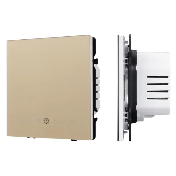 Терморегулятор Wi-Fi с датчиком, цвет золото, IP-20, NEO_PLUS