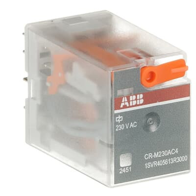 Реле CR-M230AC4 230B AC 4ПК (6A) ABB 1SVR405613R3000 