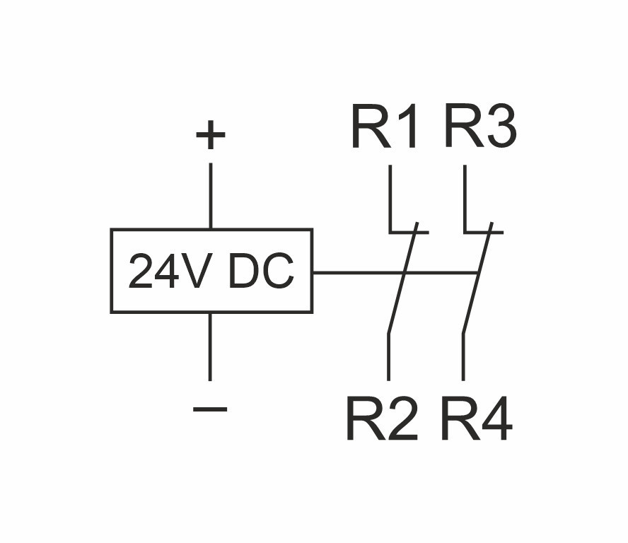 Контактор модульный (Ампер-25 / Волт-24 DС / Контакт-2NC) ST25-02-24