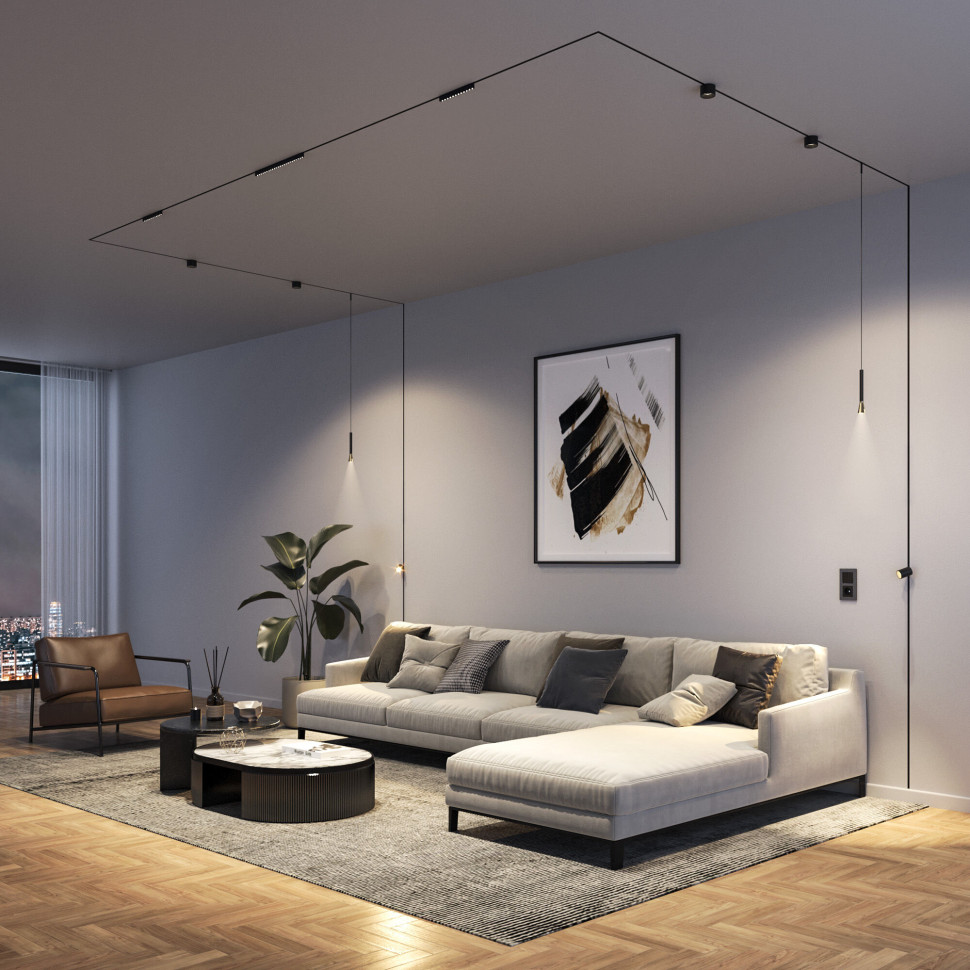 Коннектор угловой для встраиваемого шинопровода Mini Magnetic 85177/00