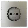 Розетка встраиваемая VOLTUM S70 с заземлением 16А, (шелк) VLS040104